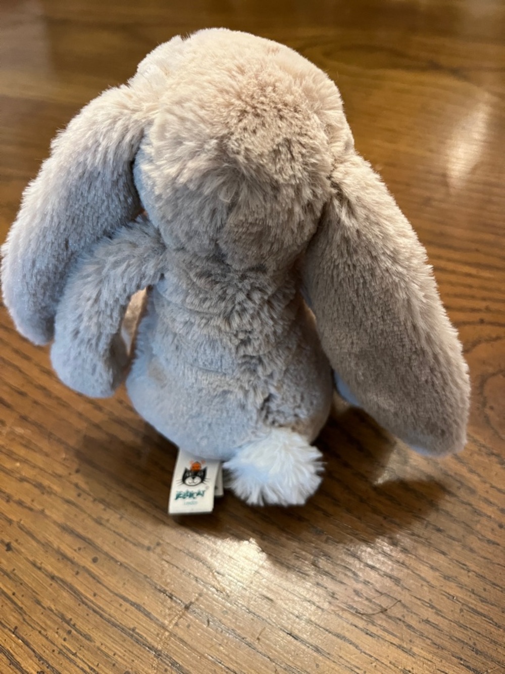 Jellycat Small Blossom Beige Bunny with Floral Ear & Paw Details - Picture 3 of 15